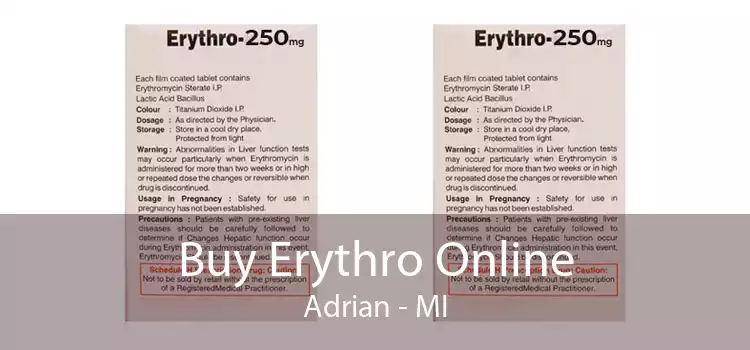 Buy Erythro Online Adrian - MI