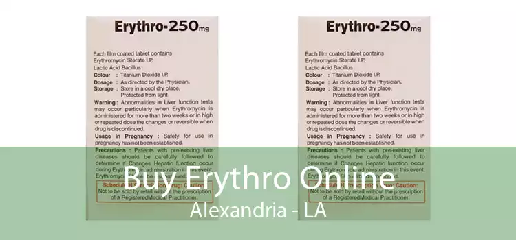 Buy Erythro Online Alexandria - LA
