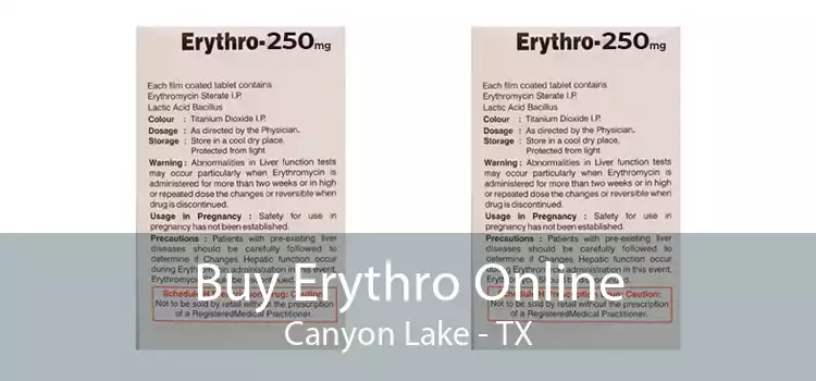 Buy Erythro Online Canyon Lake - TX