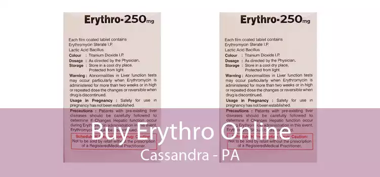 Buy Erythro Online Cassandra - PA