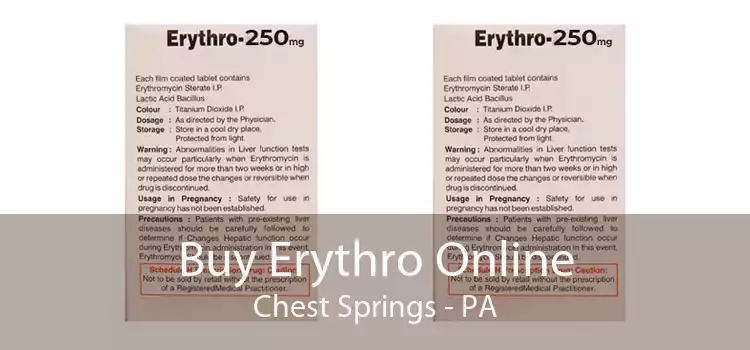 Buy Erythro Online Chest Springs - PA