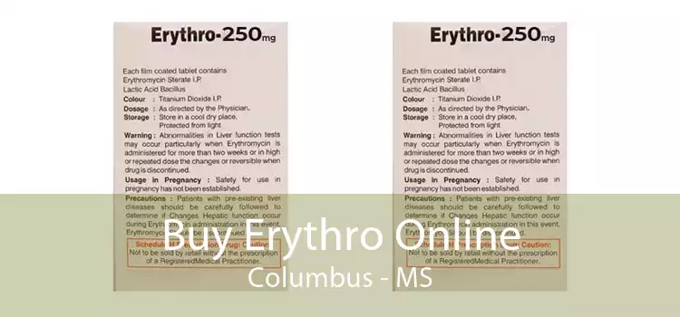 Buy Erythro Online Columbus - MS